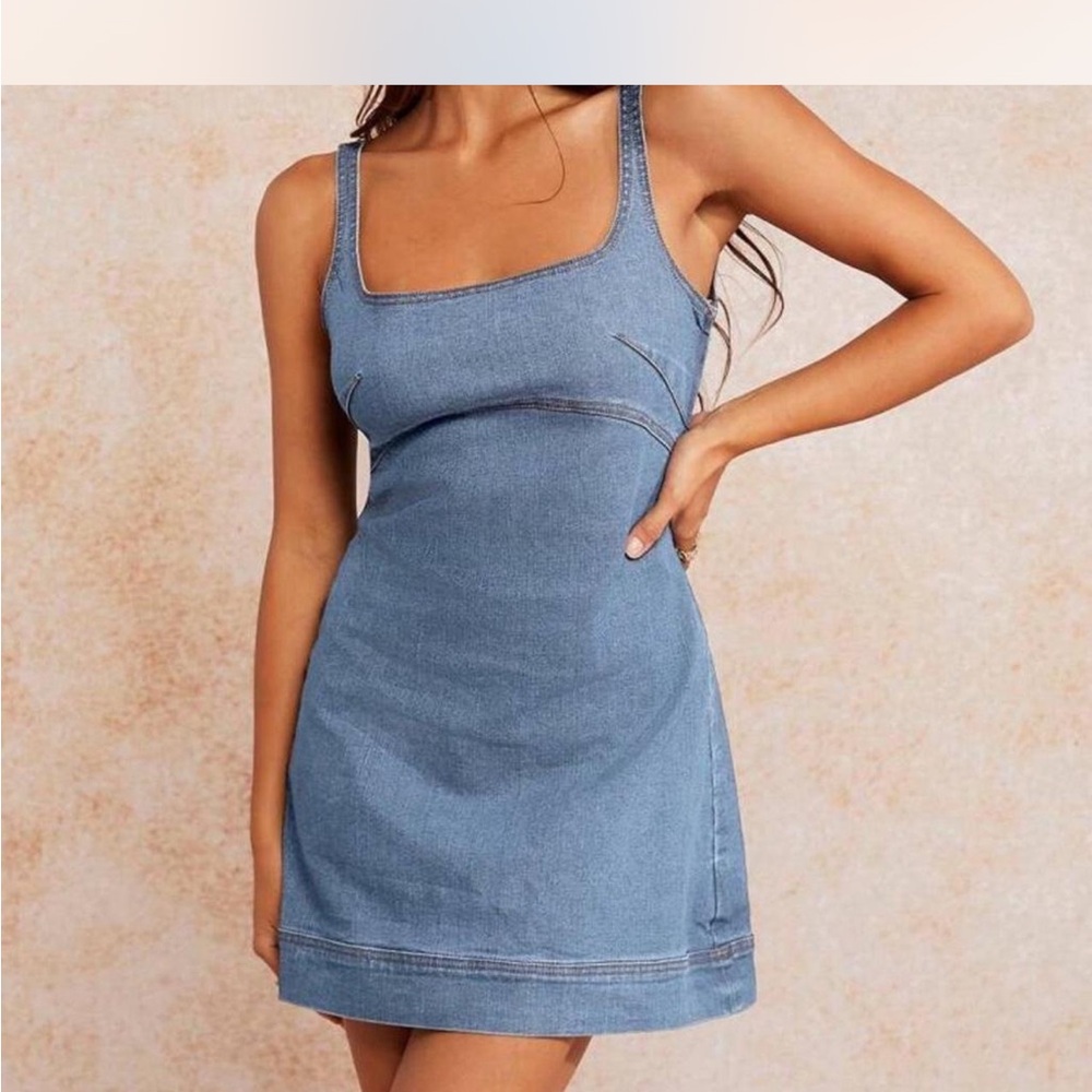 Forever 21 Light Blue Denim Dress